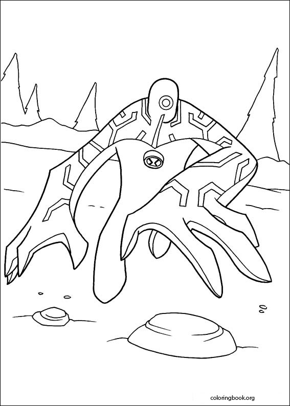 Ben 10 coloring page (034)