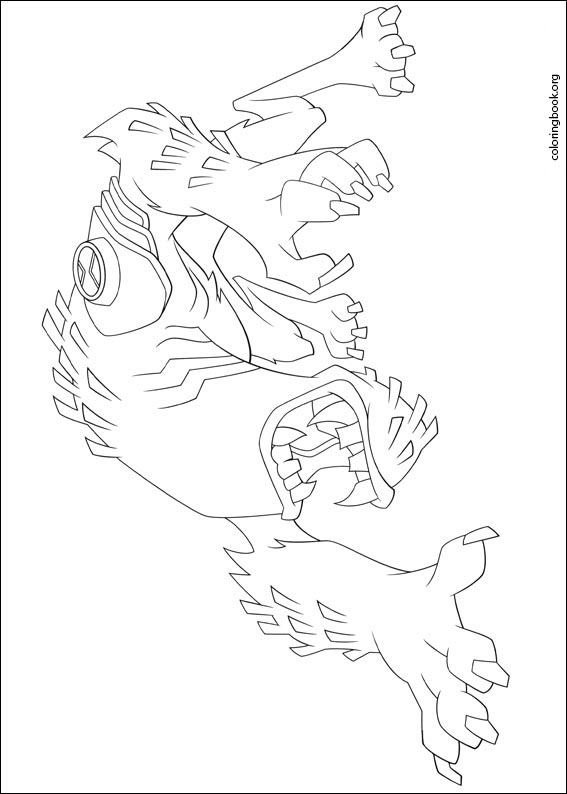 Ben 10 coloring page (073)
