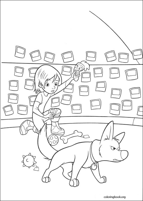 Bolt coloring page (026)