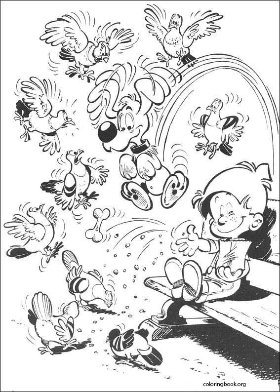 Boule & Bill coloring page (007)
