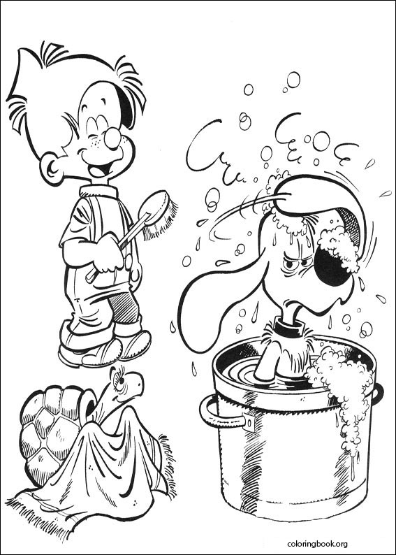 Boule & Bill coloring page (012)