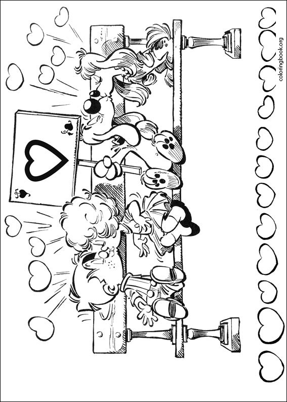 Boule & Bill coloring page (014)
