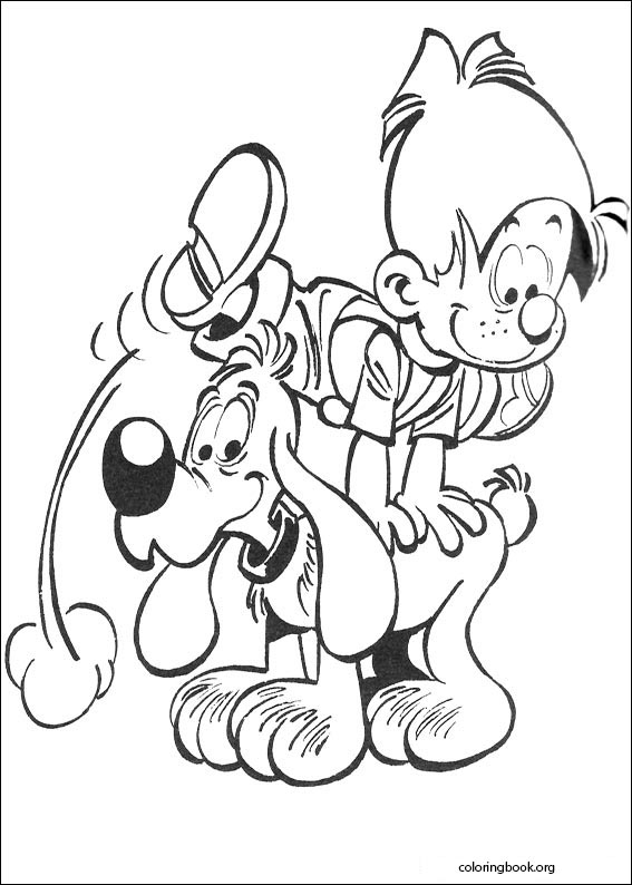 Boule & Bill coloring page (020)