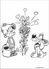 Boule & Bill coloring page (009)
