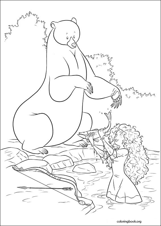 Brave coloring page (010)