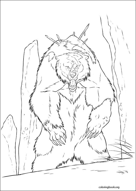 Brave coloring page (011)