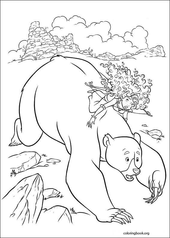 Brave coloring page (014)