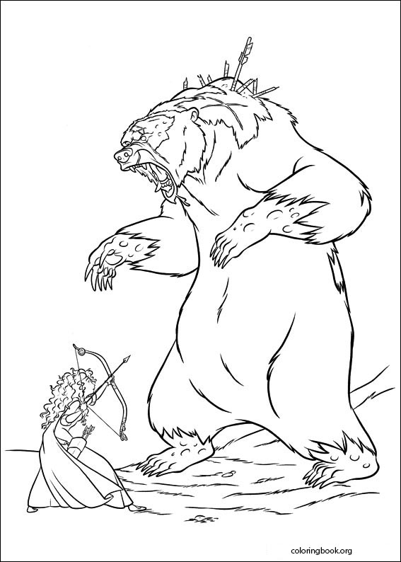 Brave coloring page (016)