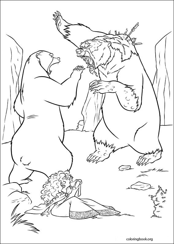 Brave coloring page (017)