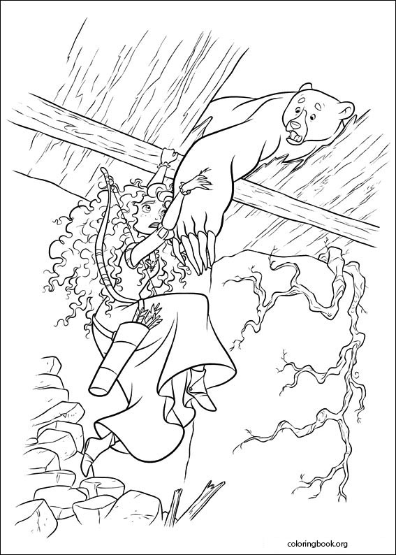 Brave coloring page (020)