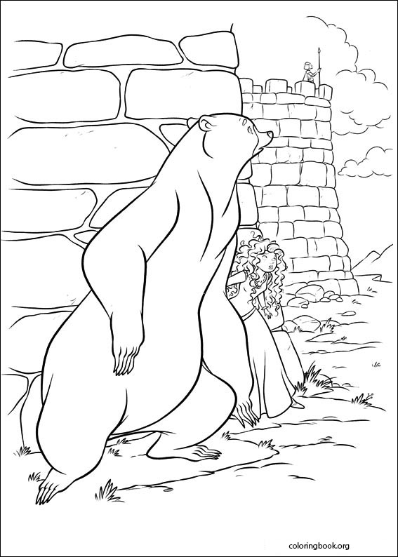 Brave coloring page (022)