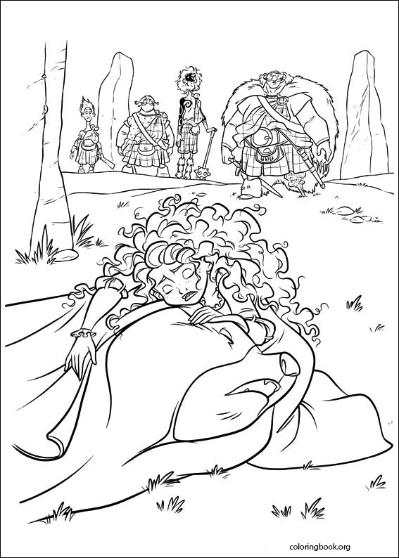 Brave coloring page (023)