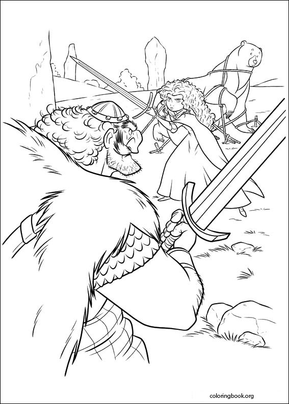 Brave coloring page (025)