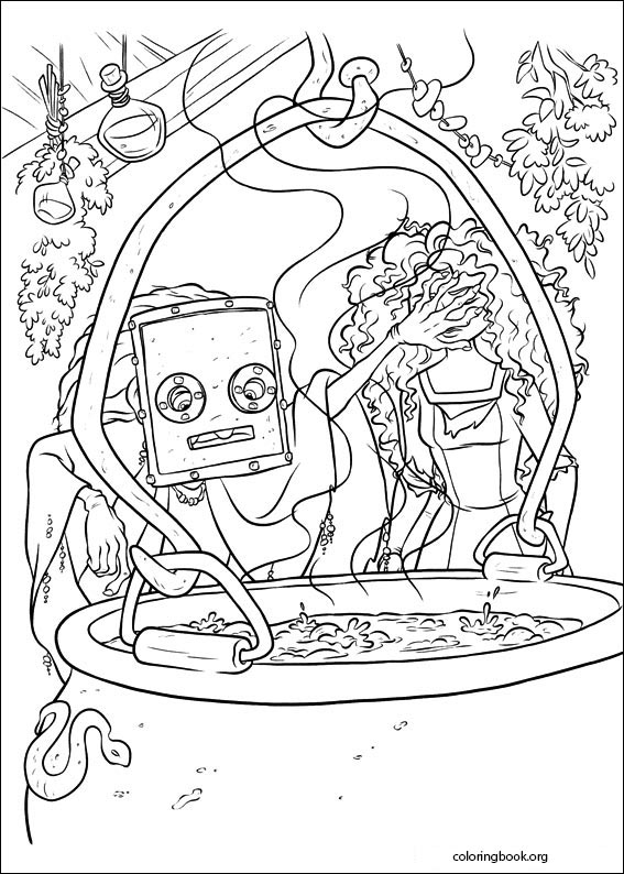 Brave coloring page (027)