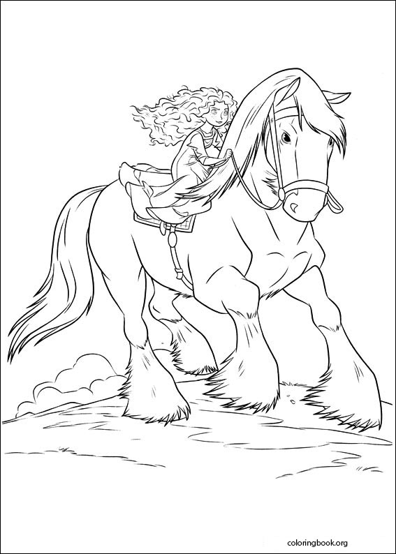 Brave coloring page (029)