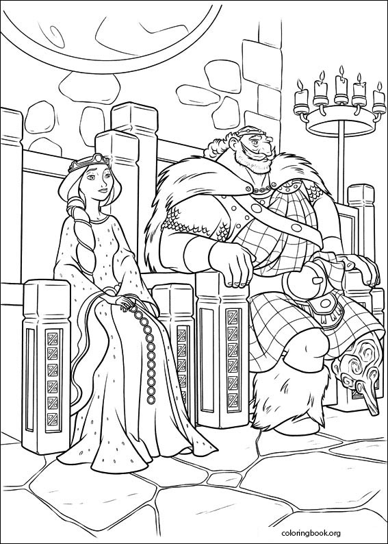 Brave coloring page (032)