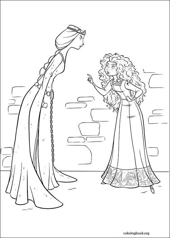 Brave coloring page (037)