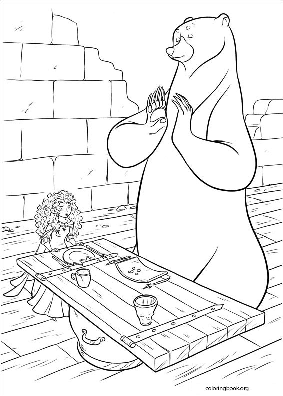 Brave coloring page (040)