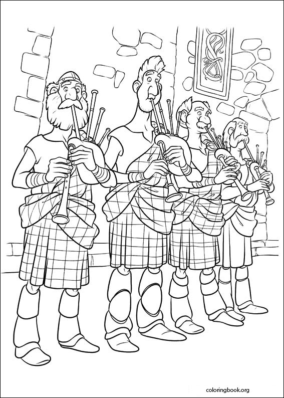 Brave coloring page (043)
