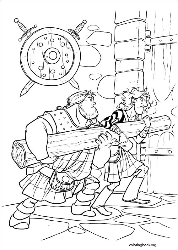 Brave coloring page (046)