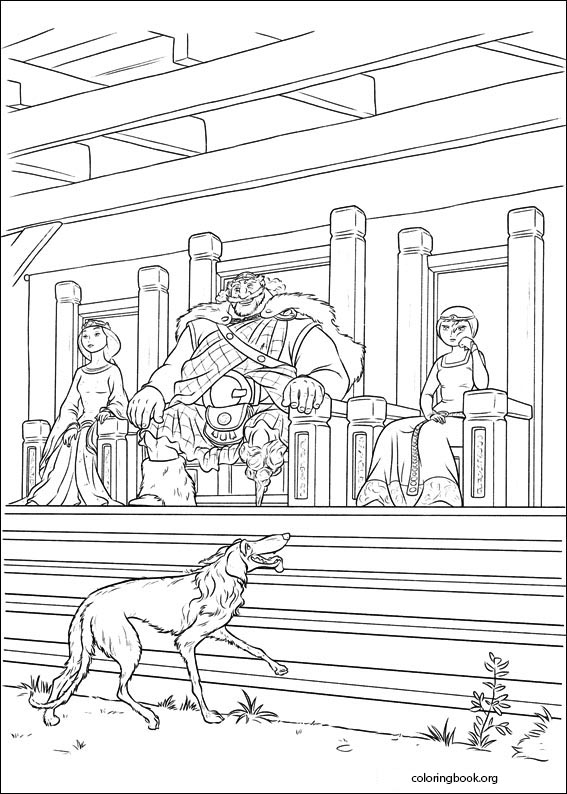 Brave coloring page (054)