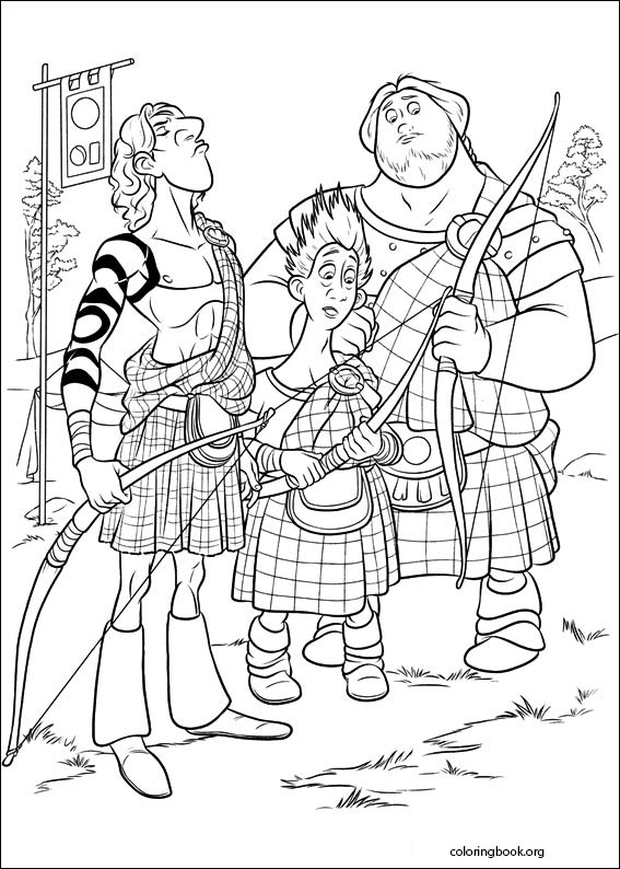 Brave coloring page (055)