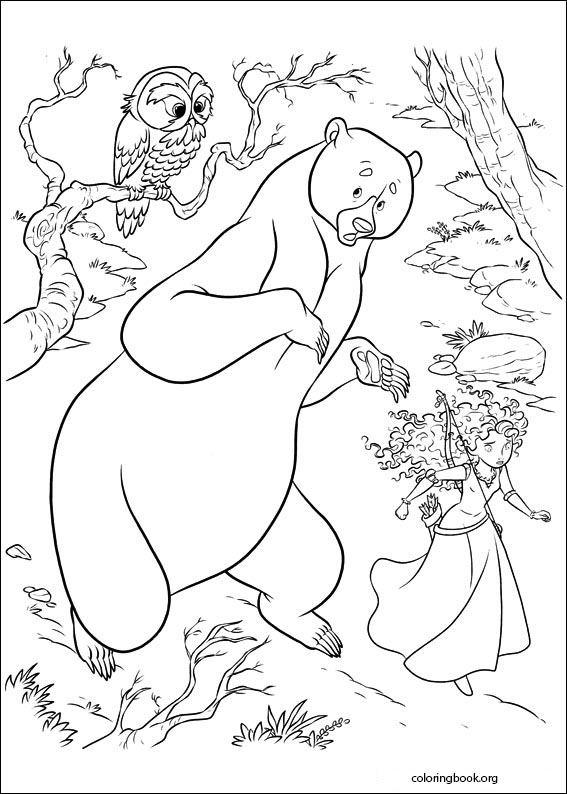 Brave coloring page (057)