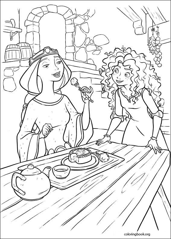 Brave coloring page (058)