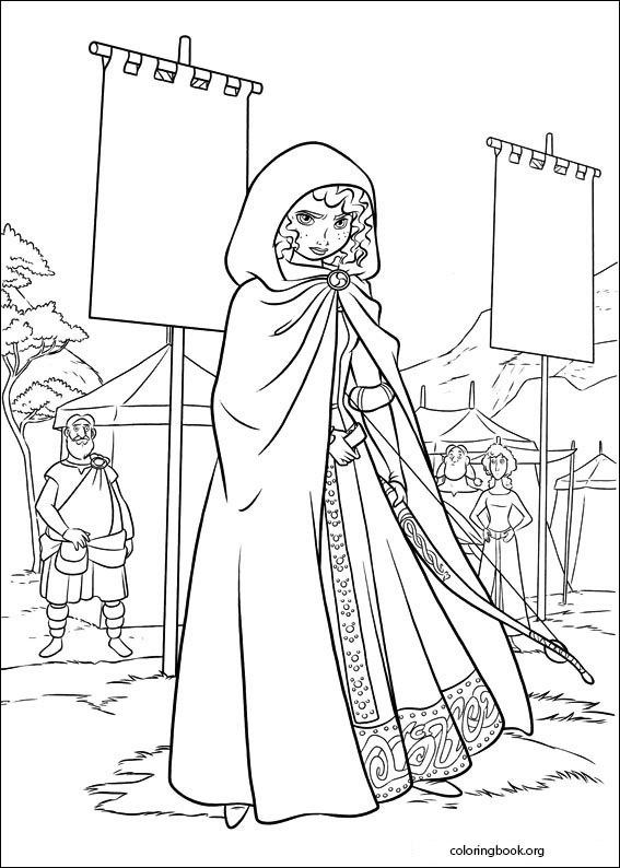 Brave coloring page (062)