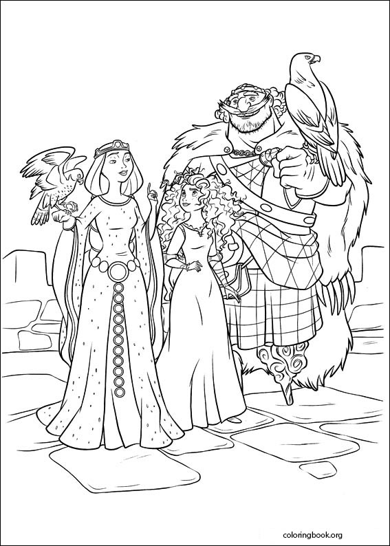 Brave coloring page (063)