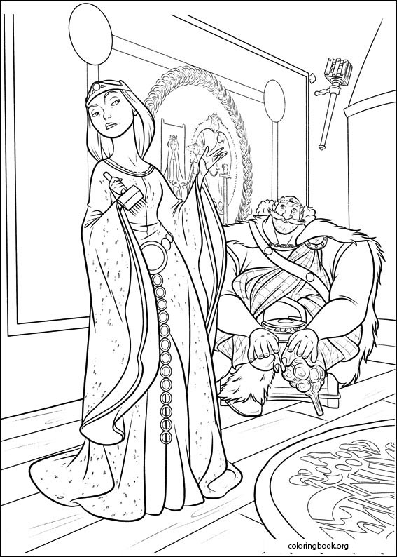 Brave coloring page (065)