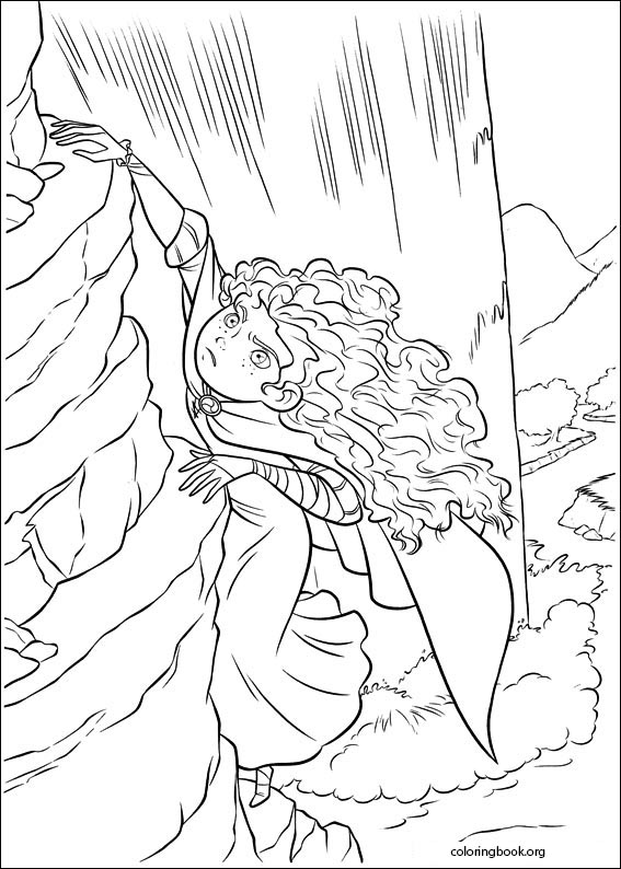Brave coloring page (067)