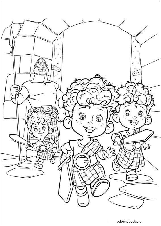 Brave coloring page (069)