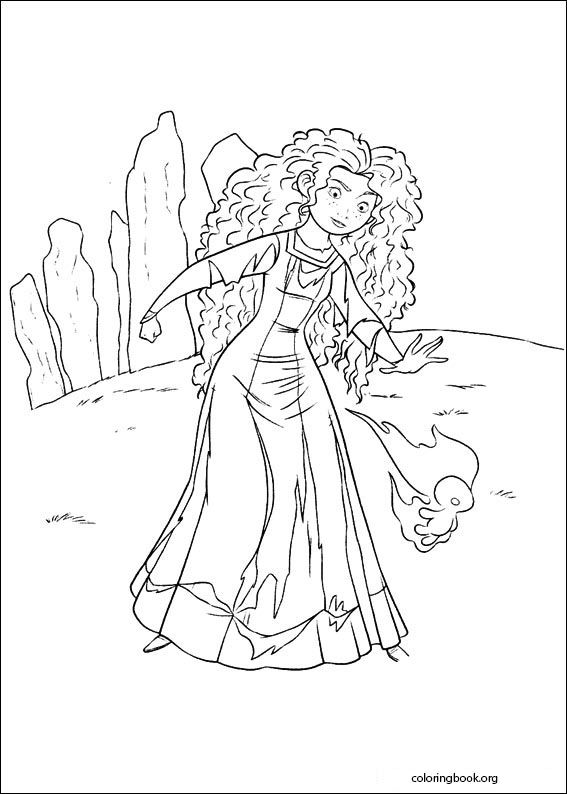 Brave coloring page (070)