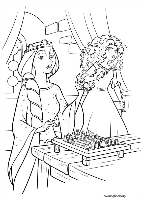 Brave coloring page (072)