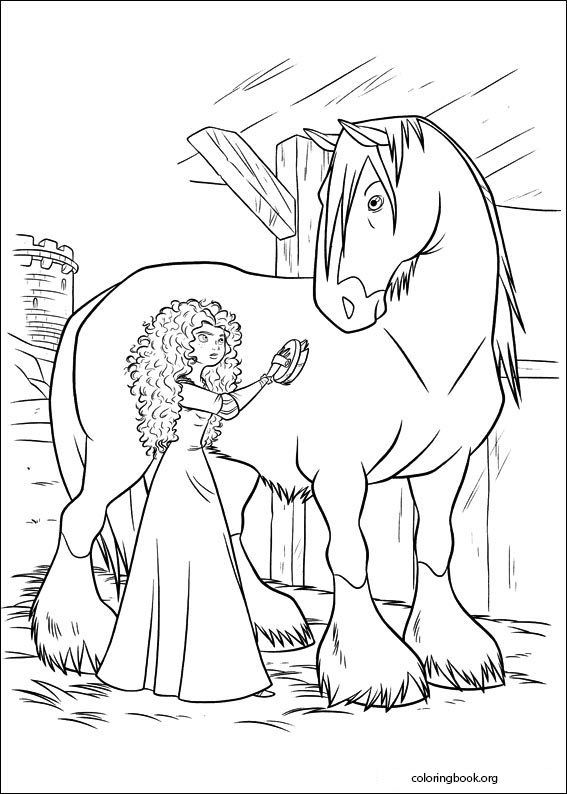 Brave coloring page (073)