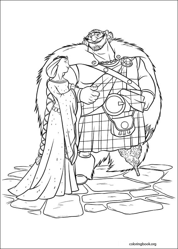 Brave coloring page (075)