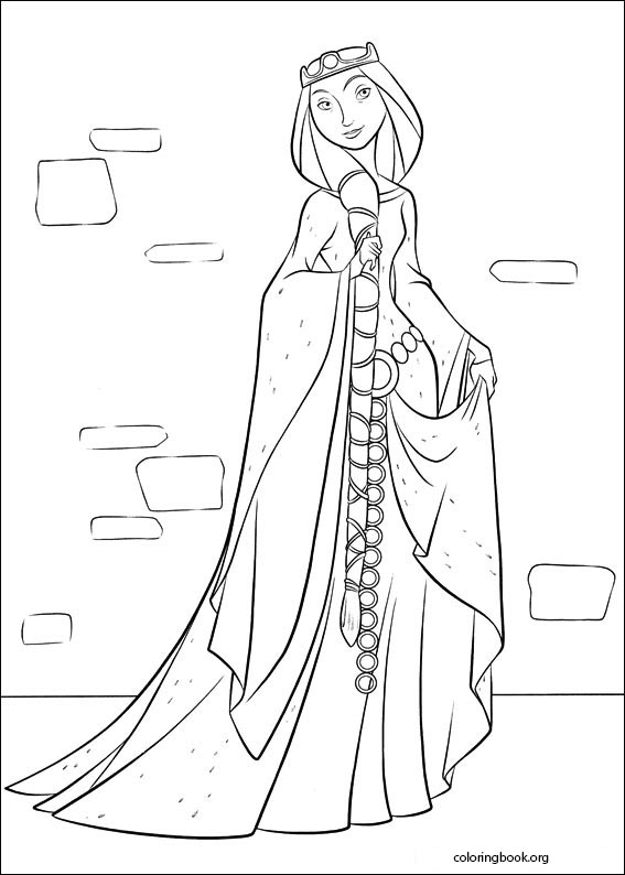 Brave coloring page (077)