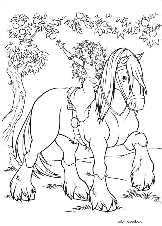 Brave coloring page (078)
