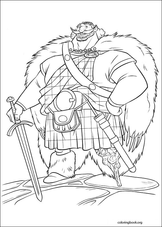 Brave coloring page (081)