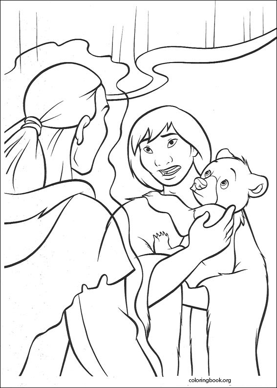 Brother Bear coloring page (008)