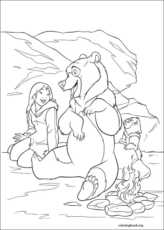 Brother Bear 2 coloring page (007)