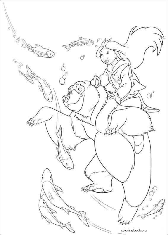 Brother Bear 2 coloring page (008)