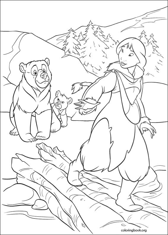 Brother Bear 2 coloring page (009)