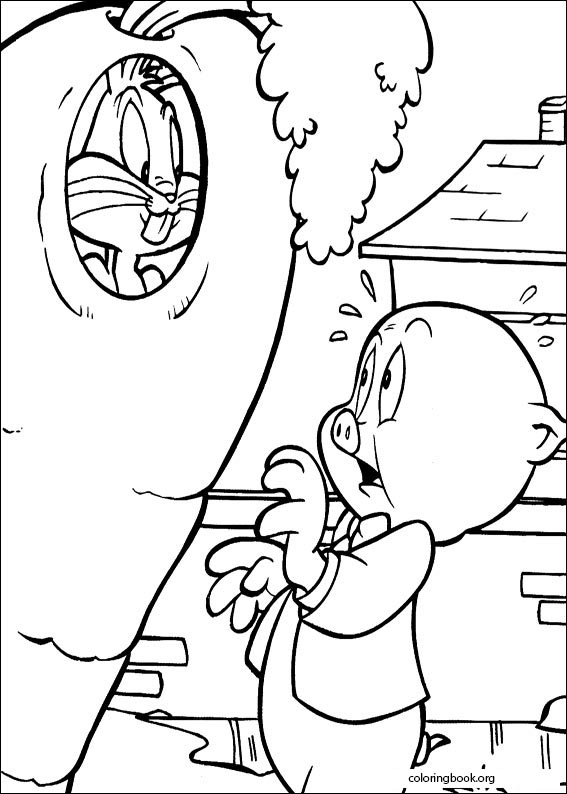 Bugs Bunny coloring page (008)