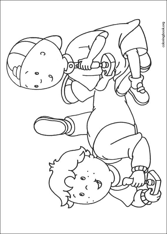 Caillou coloring page (014)