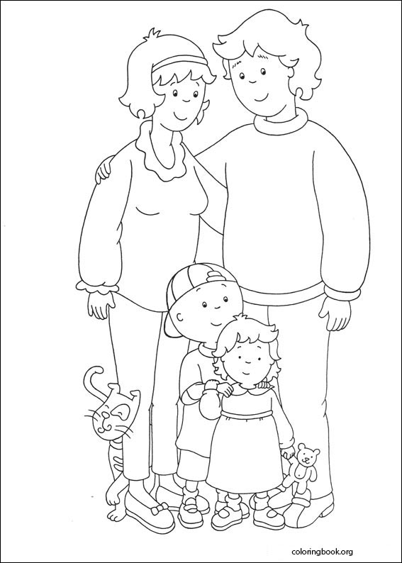 Caillou coloring page (015)