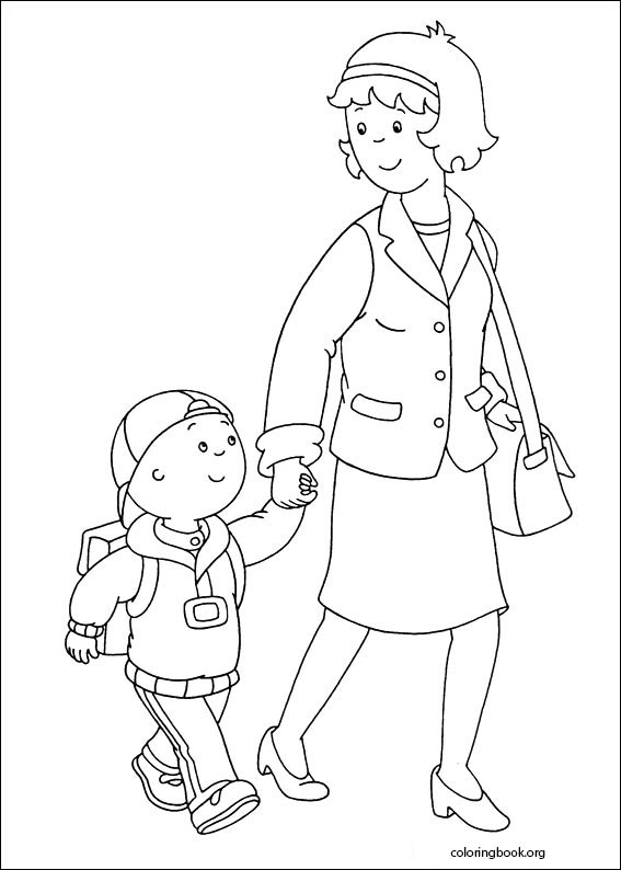 Caillou coloring page (017)
