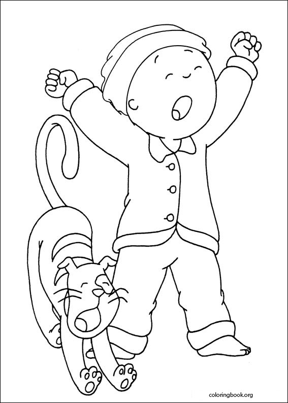 Caillou coloring page (018)