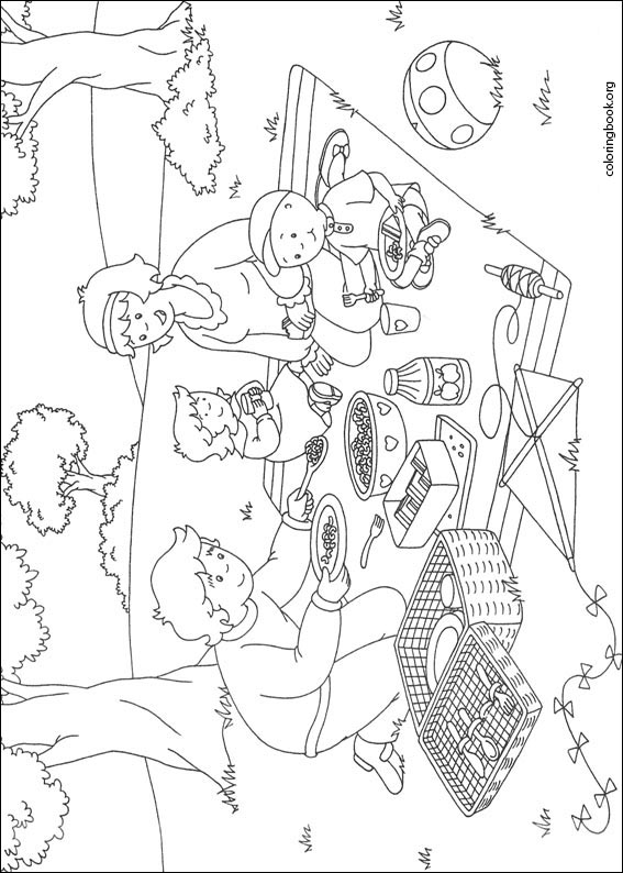 Caillou coloring page (033)
